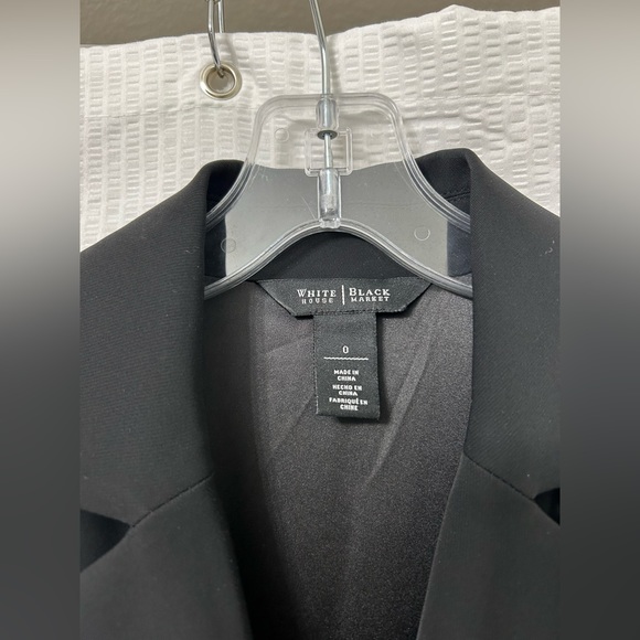 NWOT WHBM Tuxedo jumpsuit black size 0 - Picture 8 of 10